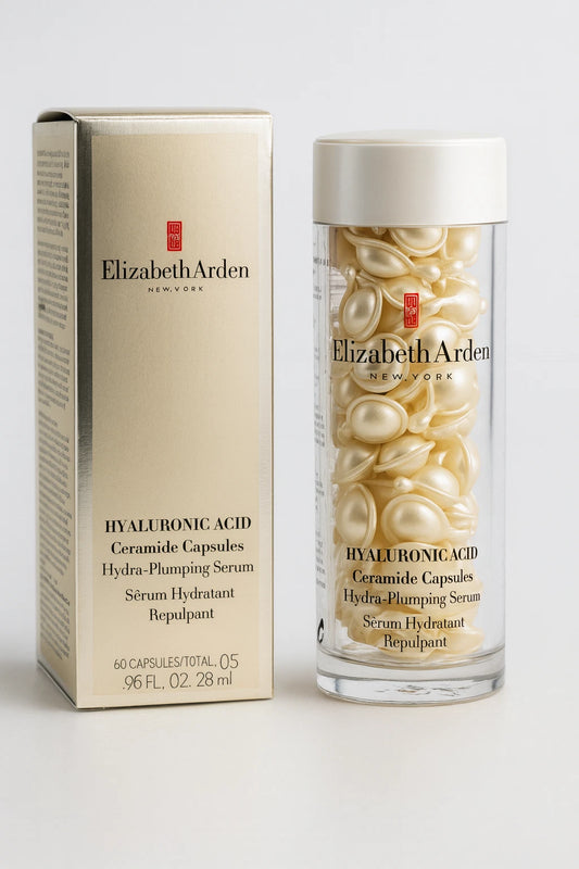 Elizabeth Arden Hyaluronic Acid Ceramide Hydra-Plumping Serum Capsules – 60 Count