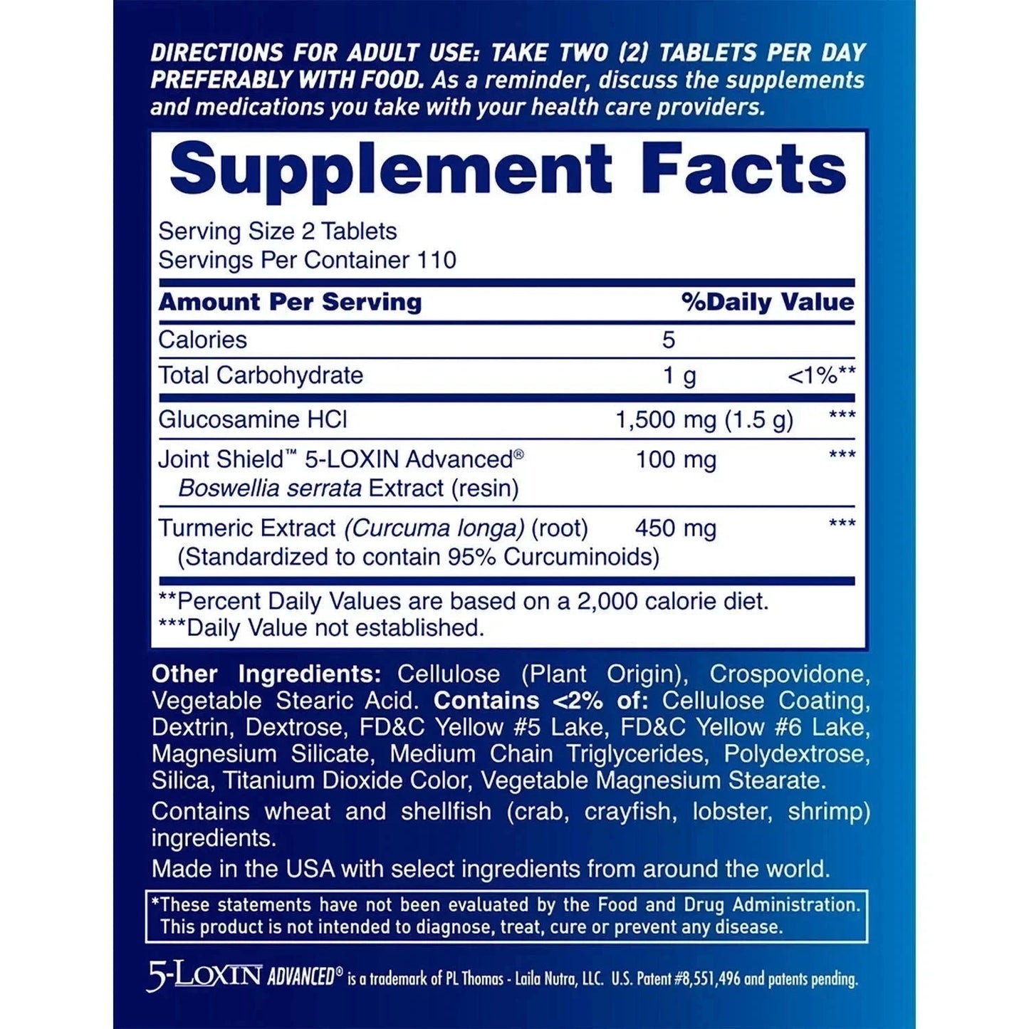 Osteo Bi-Flex Triple Strength with TURMERIC / 220 ct. / NEW & SEALED