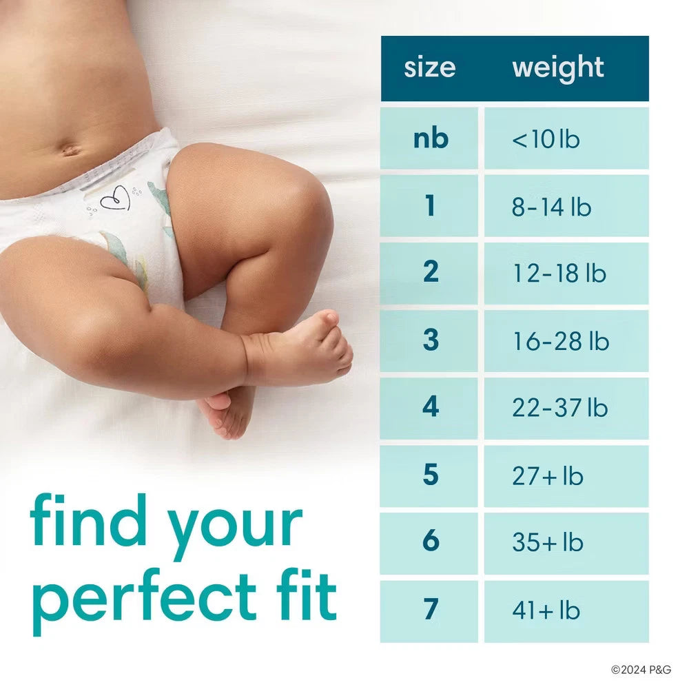 Pampers Pure Protection Baby Diapers Size 4 – 108 Count Hypoallergenic Pack
