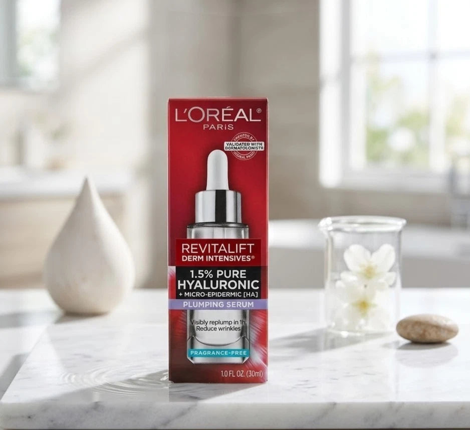 Loreal Revitalift Hyaluronic Acid Serum 1.5% Pure 0.5fl oz 15ml.