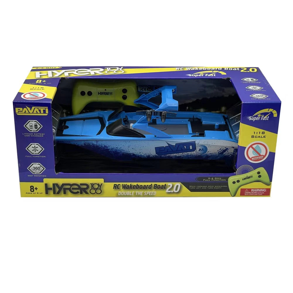 Hyper RC Pavati 2.0 Wakeboard Boat - 1:18 Scale