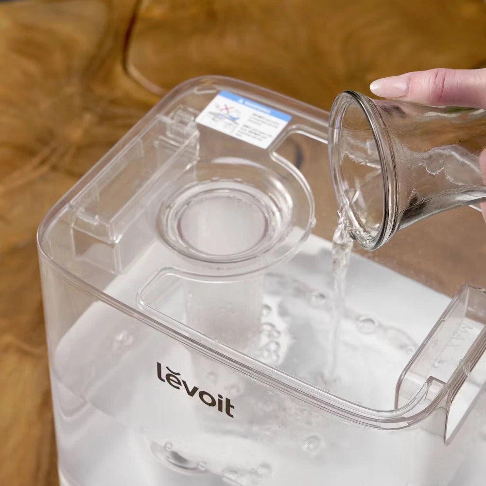 Levoit Classic 300S Smart Ultrasonic Humidifier – 6L Large Capacity Cool Mist for Bedroom & Home, Works with Alexa & Google Assistant, White