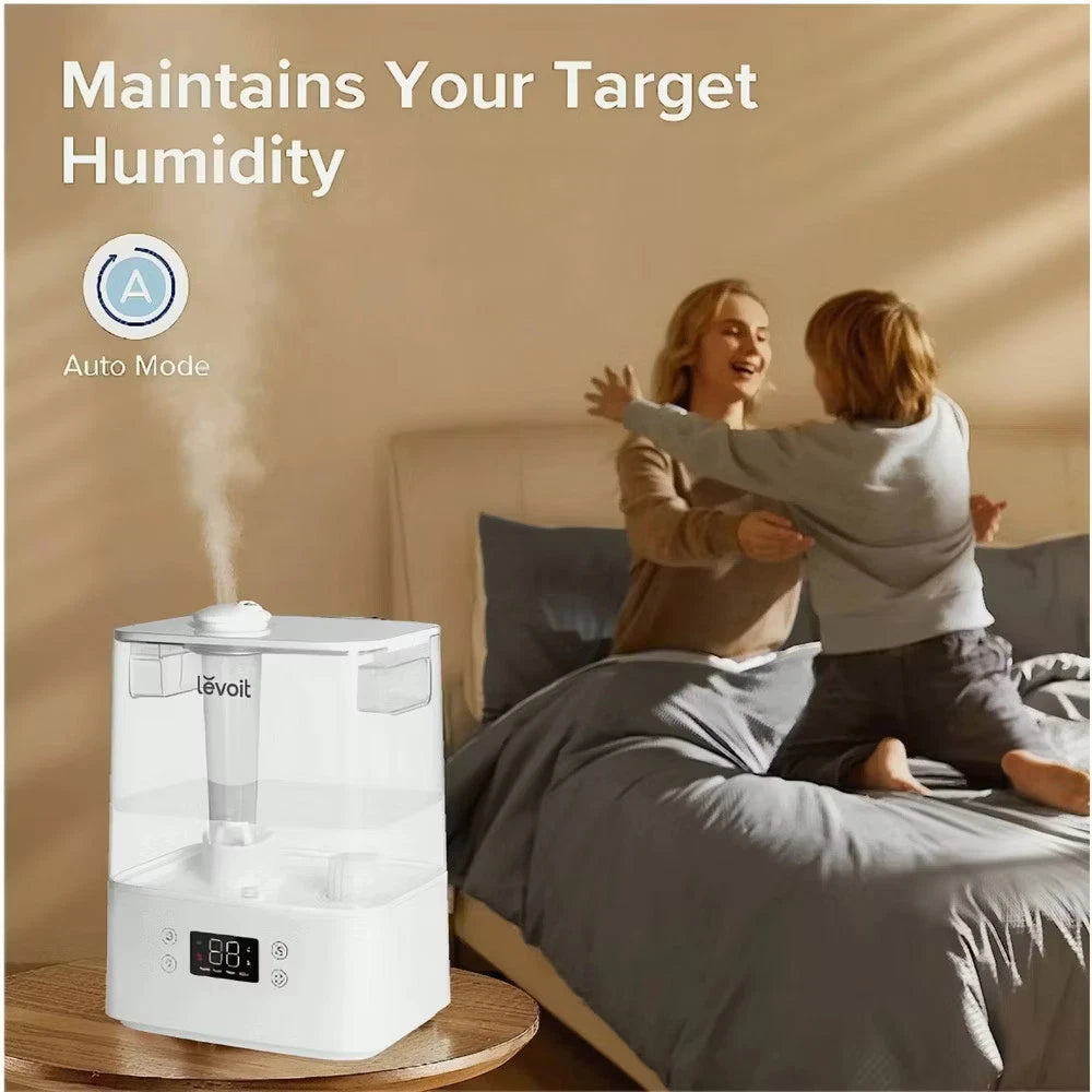 Levoit Classic 300S Smart Ultrasonic Humidifier – 6L Large Capacity Cool Mist for Bedroom & Home, Works with Alexa & Google Assistant, White