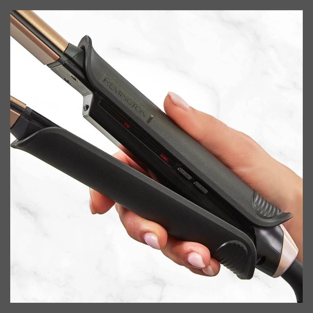 Remington One Flat Hair Iron Curler 2-in-1 Styler Straightener Adjustable Heat
