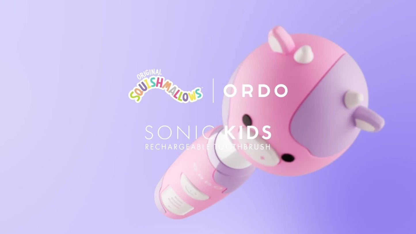 ORDO Sonic Kids Rechargeable Toothbrush - Squishmallows Cam - White