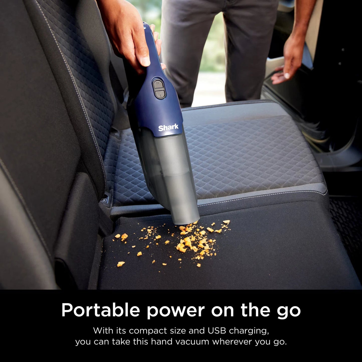 Shark Cyclone PET Cordless Handheld Vacuum Cleaner – HyperVelocity Suction, Bagless Portable Vacuum with PetExtract Hair Tool (CH701)