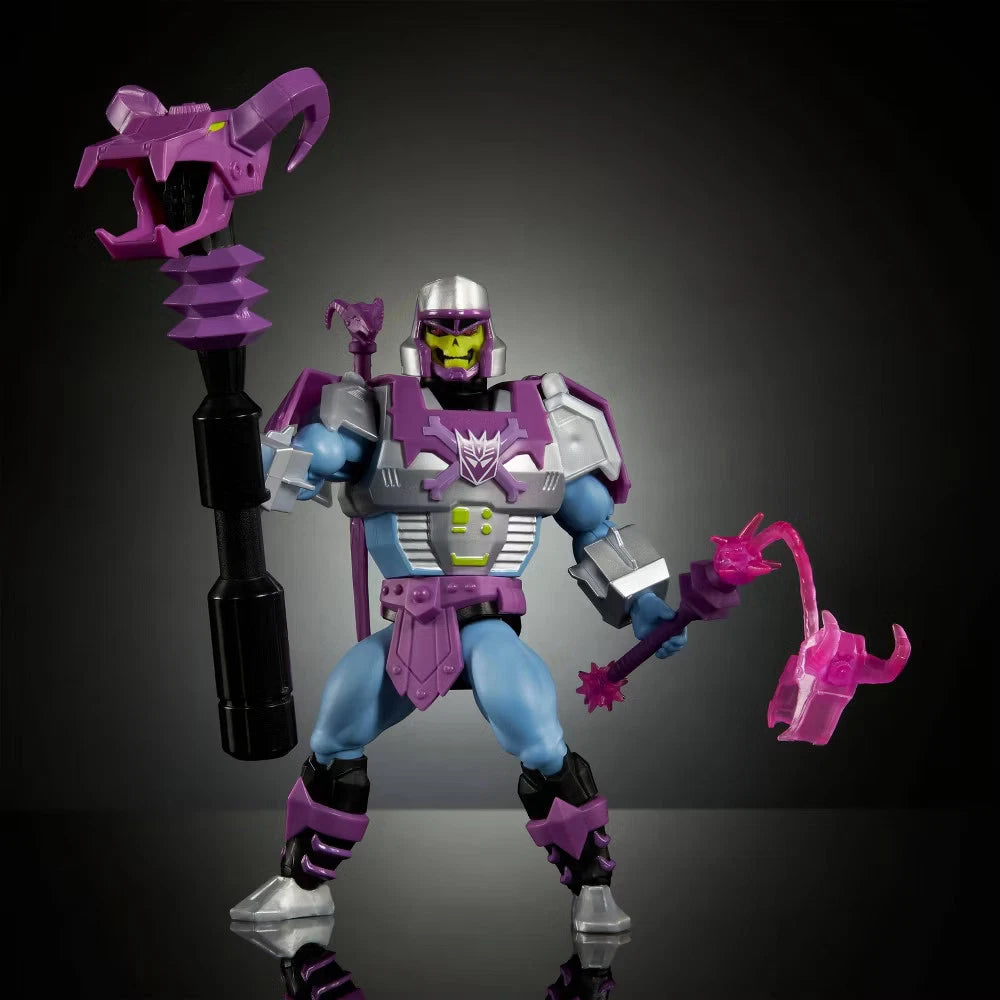 Masters of Universe Origins & Transformers Megatron Armor Skeletor Action