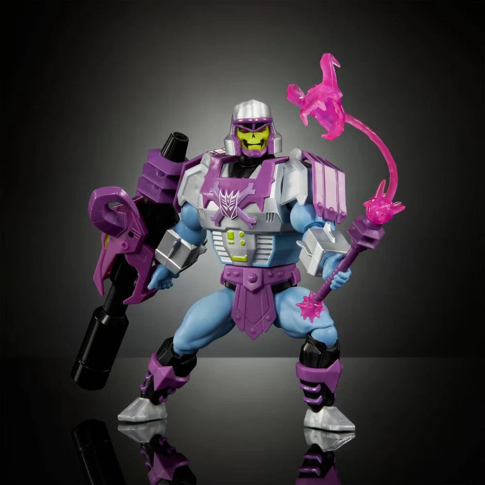 Masters of Universe Origins & Transformers Megatron Armor Skeletor Action
