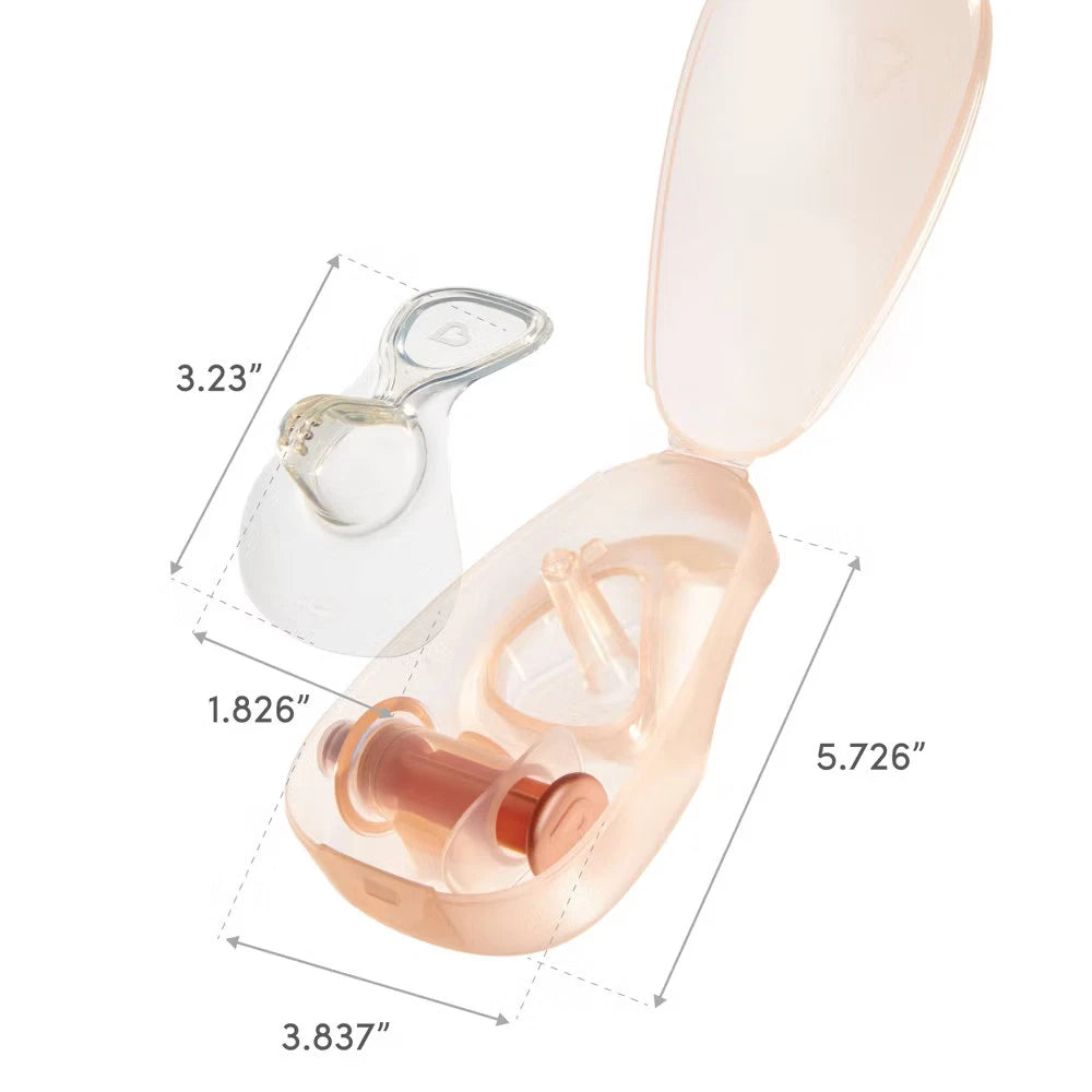 Munchkin Flow Nipple Shield with See-Thru Milk Flow Channel – 24mm Silicone