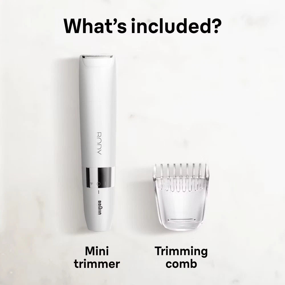 Braun Smooth Skin Women Mini Hair Trimmer - BS1000