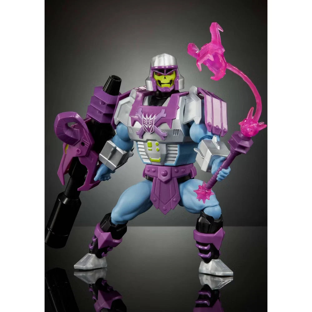 Masters of Universe Origins & Transformers Megatron Armor Skeletor Action
