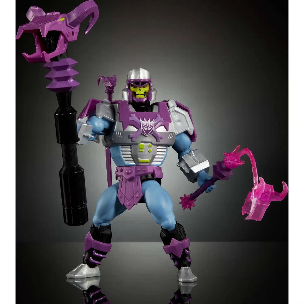 Masters of Universe Origins & Transformers Megatron Armor Skeletor Action