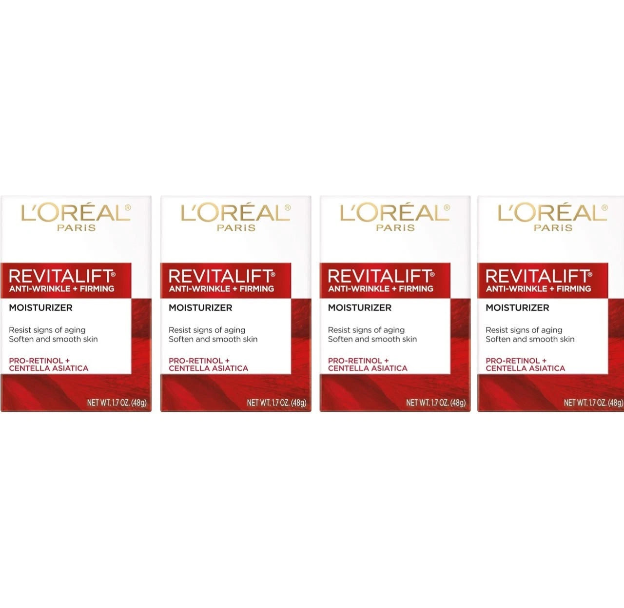 L'Oreal Paris Revitalift Anti-Wrinkle Day-Night Face Moisturizer, 1.7 oz