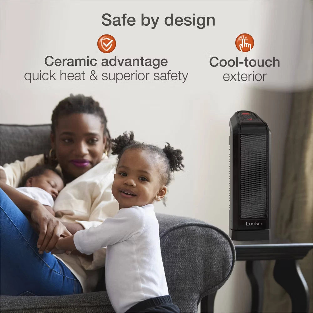 Lasko Digital Ceramic Tower Heater with Remote Control CT16670 – 1500W