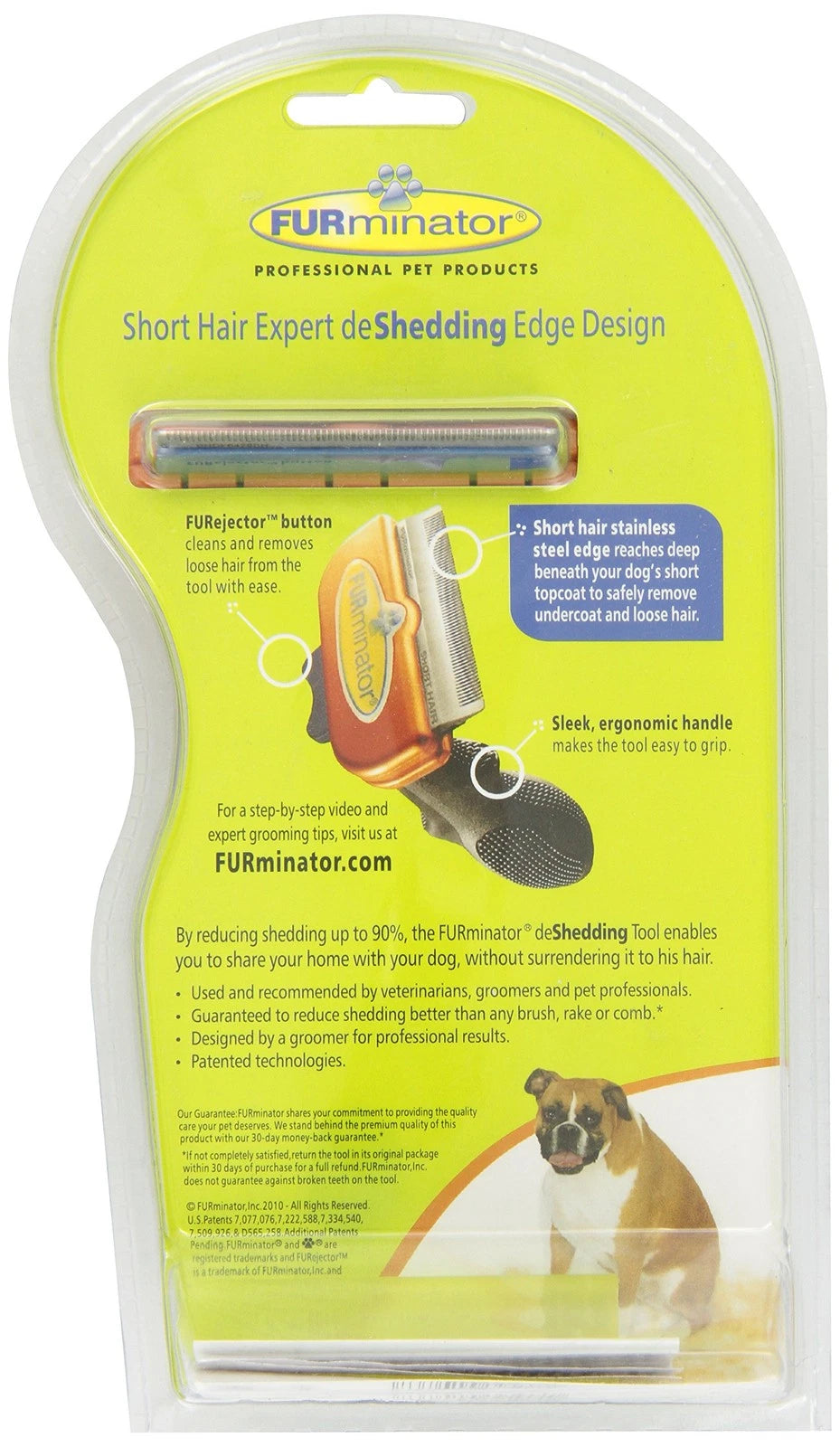 FURminator deShedding Tool for Medium Dogs – Short Hair Grooming Brush