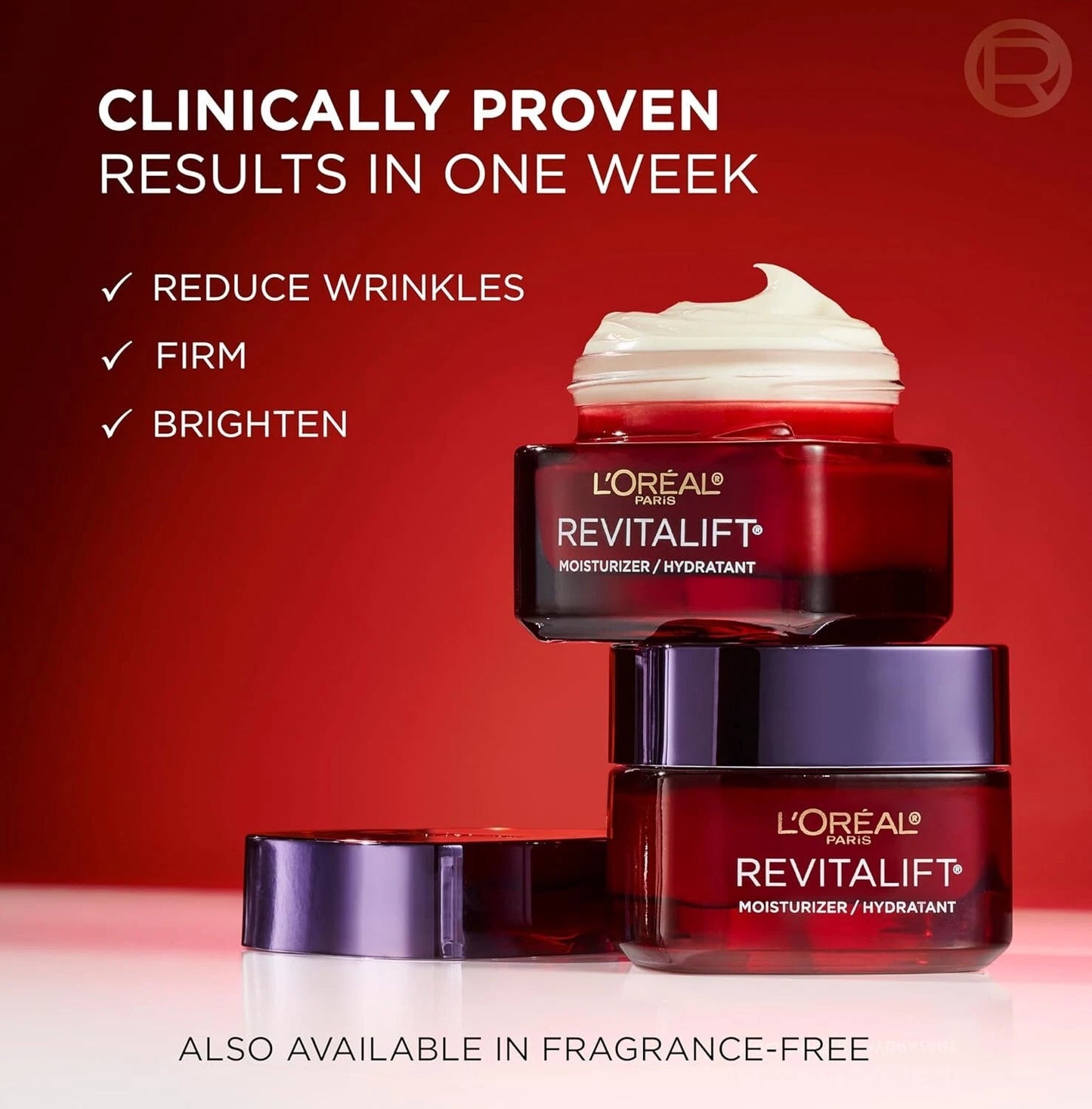 L'Oreal Paris Revitalift Triple Power Anti-Aging Face Moisturizer, Pro Retinol,