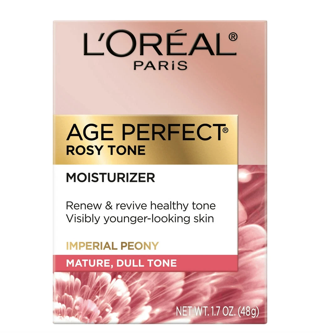 L’Oréal Paris AGE PERFECT ROSY TONE MOISTURIZER 30 SPF 1.7 oz. EXP 7/26 NEW