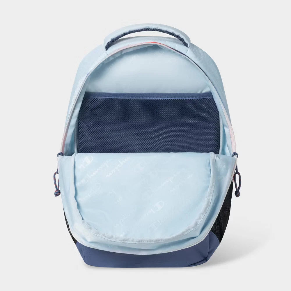 Champion Center Backpack w/ Laptop Sleeve - Light Blue