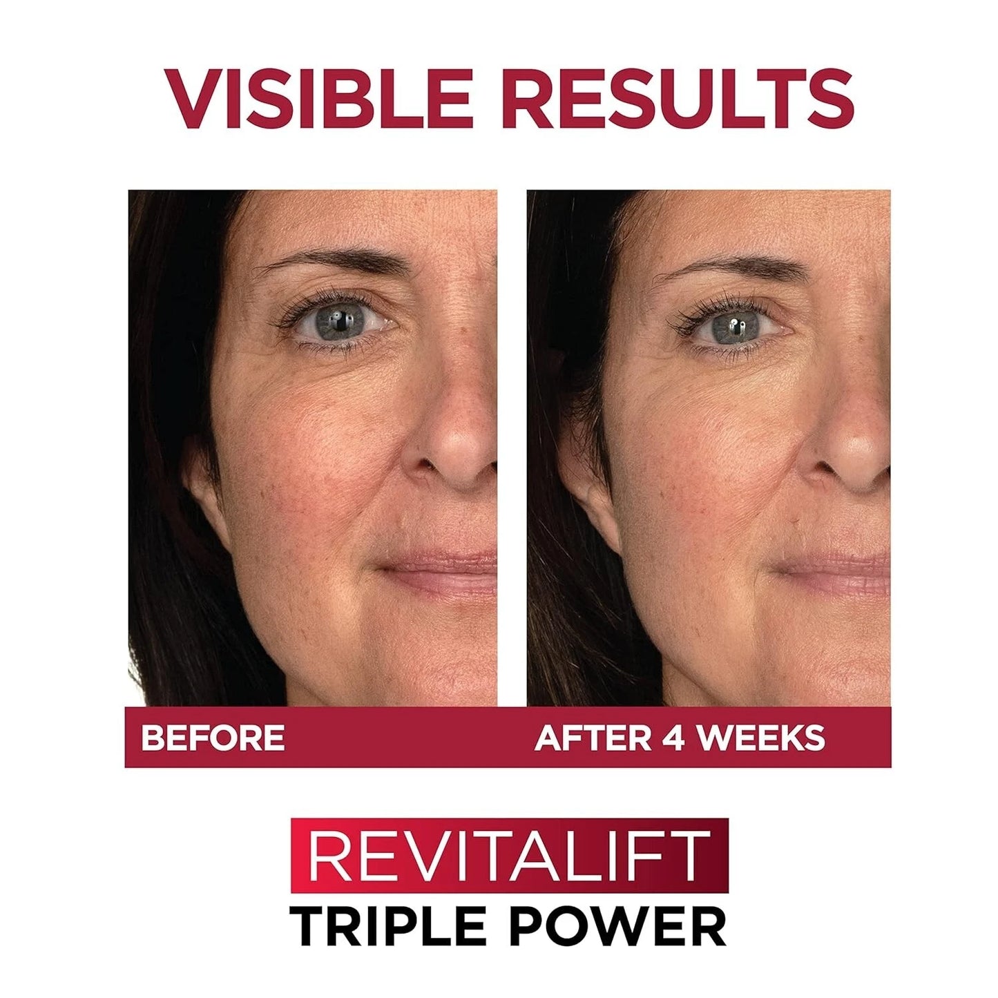 L'Oreal Paris Revitalift Triple Power Brightening Moisturizer, SPF 30, 0.5 oz