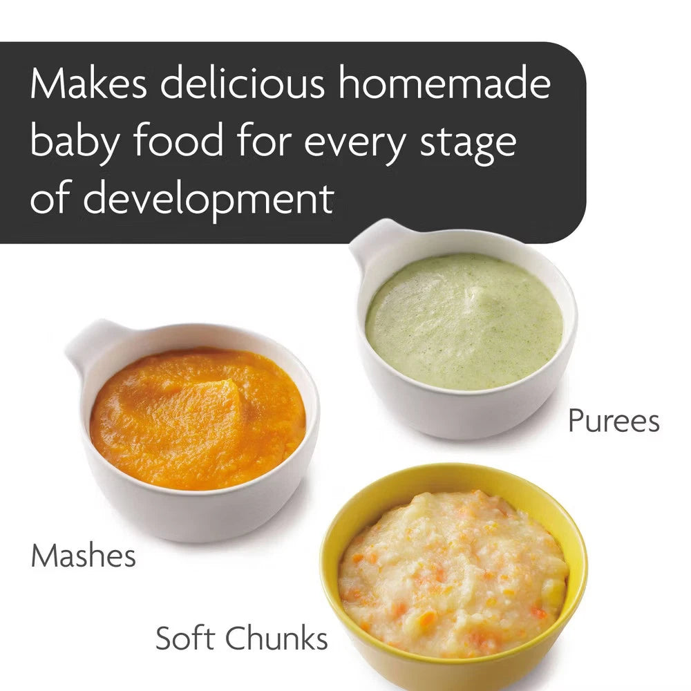 Baby Brezza One Step Deluxe Baby Food Maker – All-in-One Automatic Steamer and Blender Processor Machine
