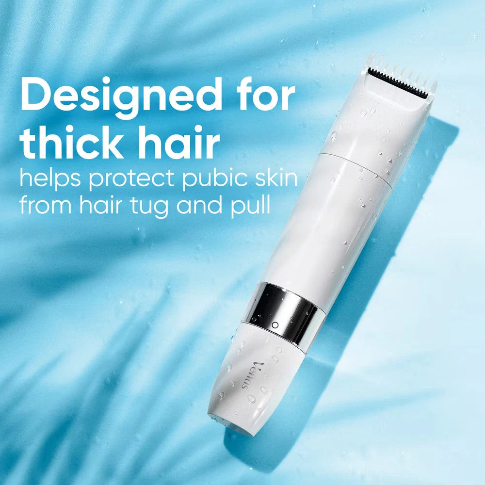 Venus for Pubic Hair & Skin Gentle Trimmer + 1 Attachment Comb