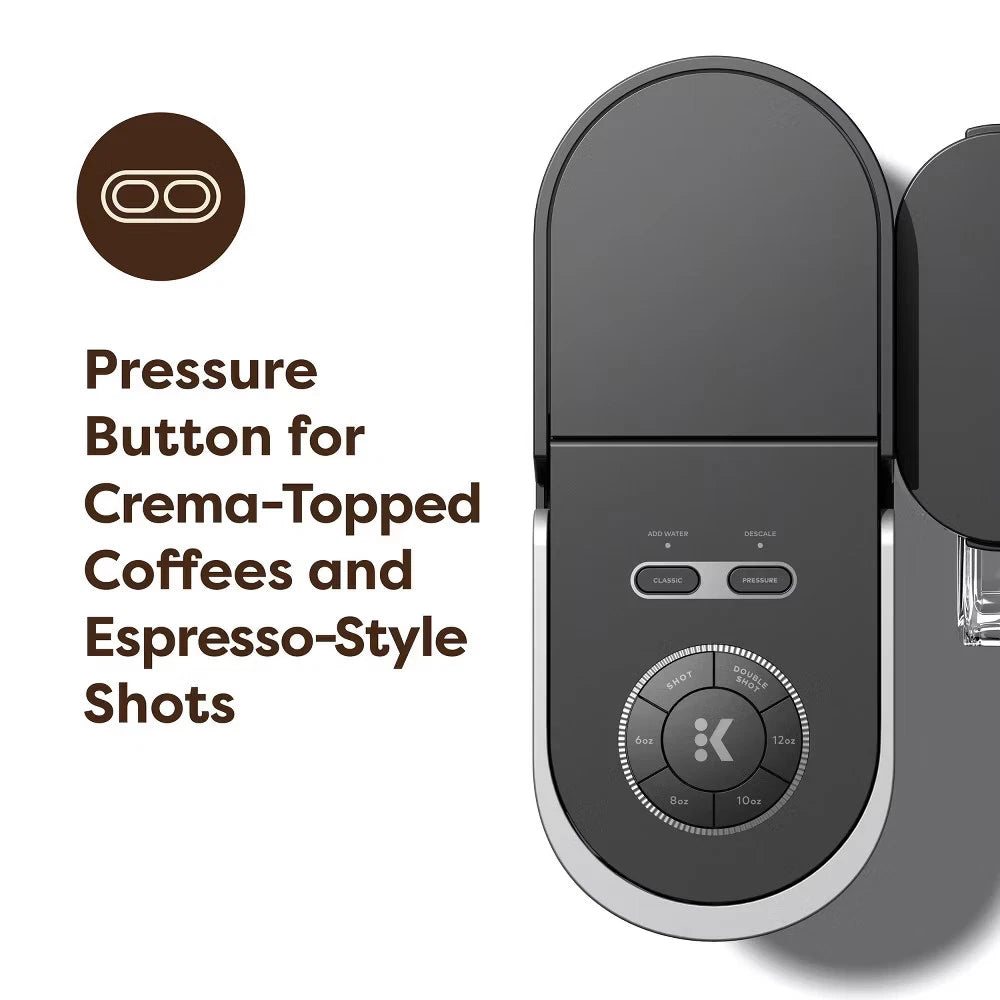 Keurig K-Crema Single-Serve K-Cup Pod Coffee Maker