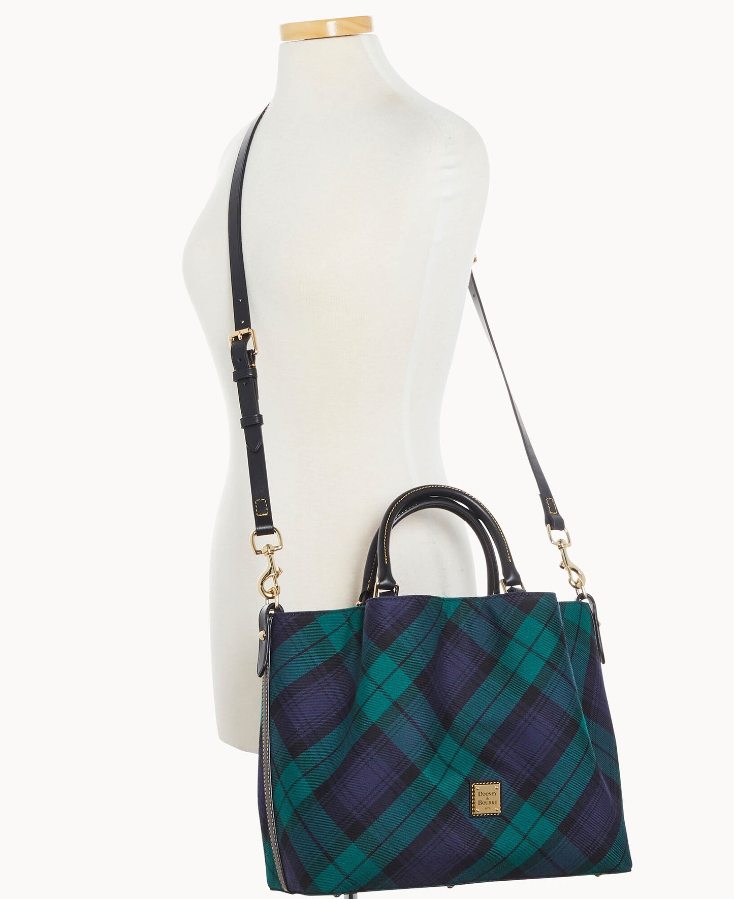 Dooney & Bourke Tartan Large Barlow Bag