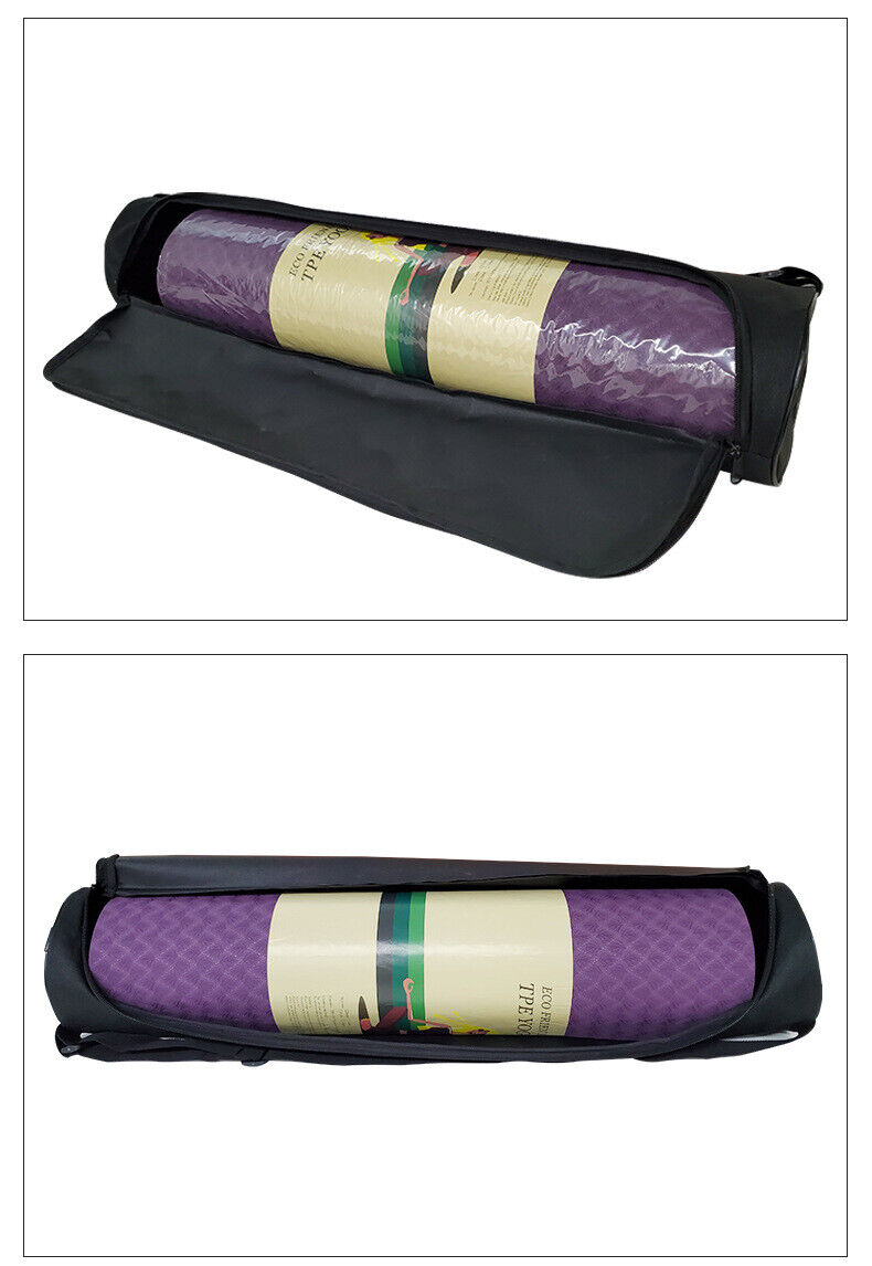 Plain Yoga Mat Bag Waterproof Oxford Simple Mat Carrier Adjustable Durable